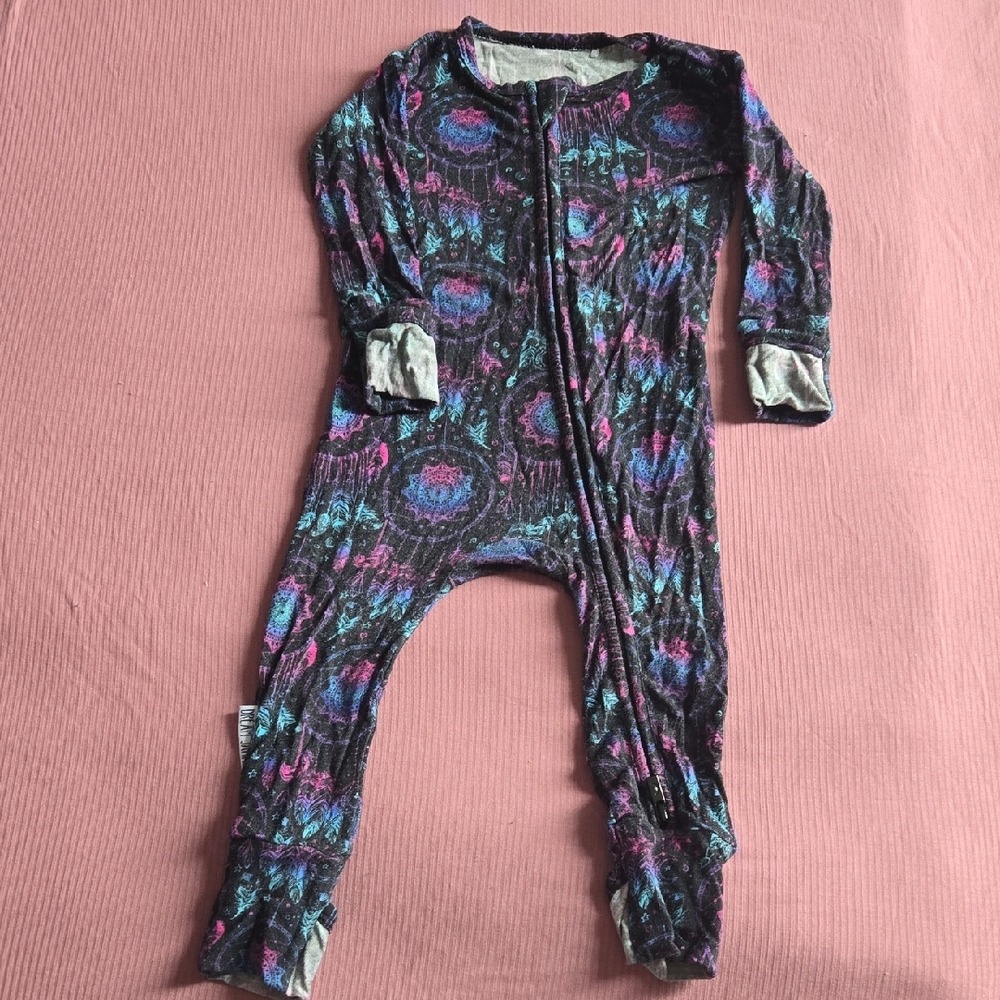 Dream Jamms Dreamiere Dreamcatcher Print Bamboo Convertible Romper
